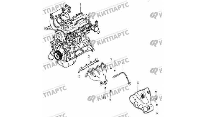 Выпускной коллектор BYD