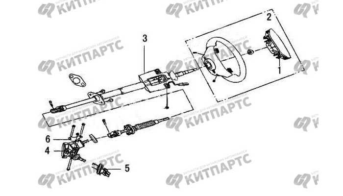 Колонка рулевая н/о Great Wall Sailor